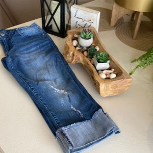 Maurice’s midrise cuffed Capri